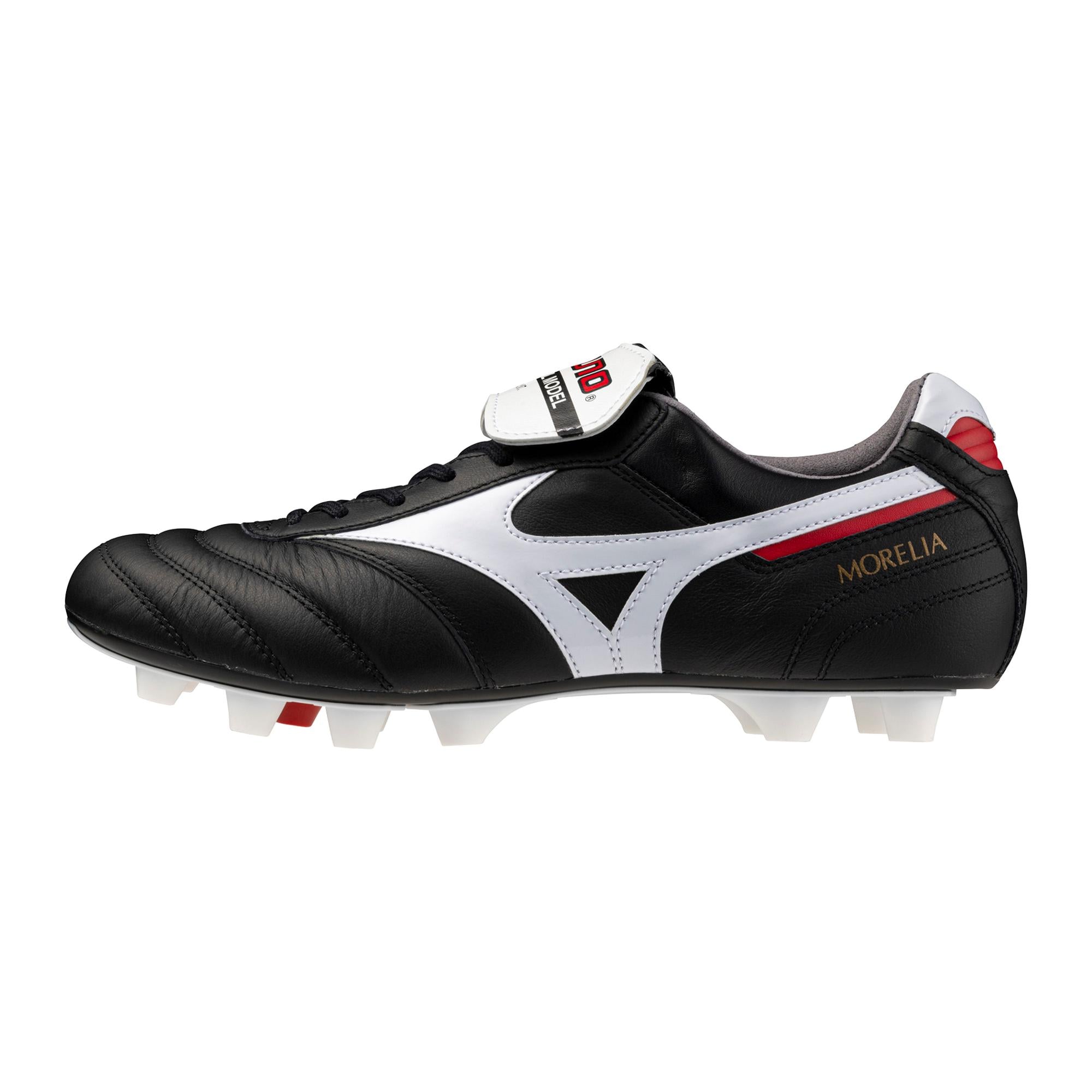 Morelia II Made in Japan KL Soccer Cleat, Black/White