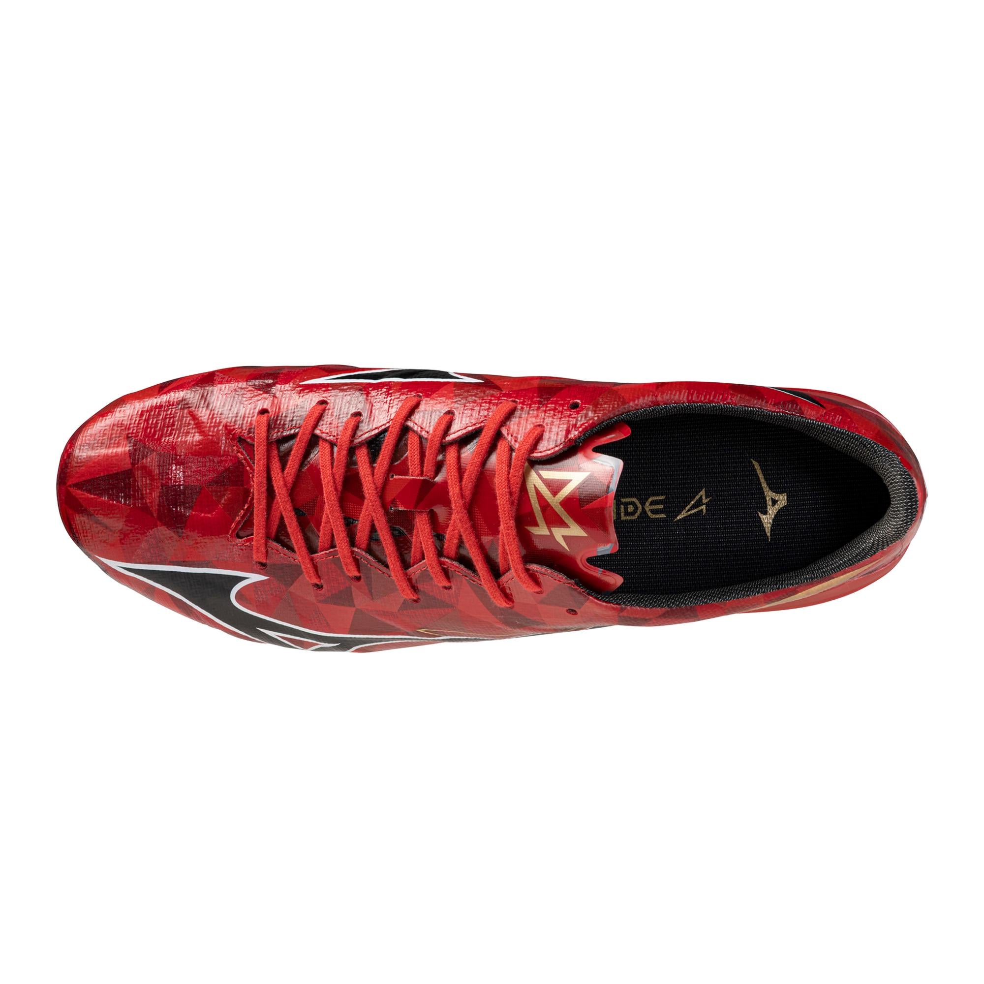 Mizuno Alpha II Elite AG Artificial Grass Soccer Cleat, Red/Black