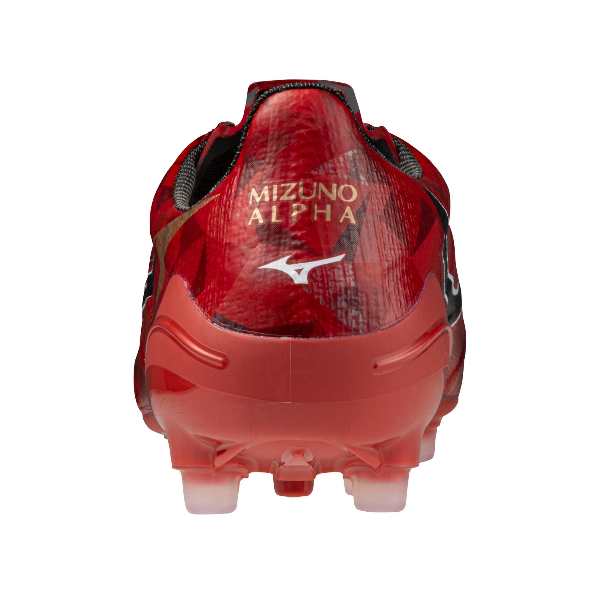 Mizuno Alpha II Elite AG Artificial Grass Soccer Cleat, Red/Black