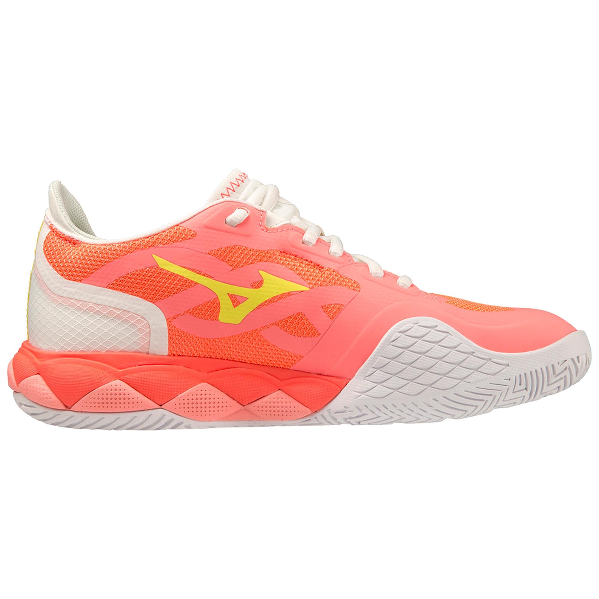 Wave Enforce Tour AC Women's Tennis Shoe, Candy Coral/Snow White