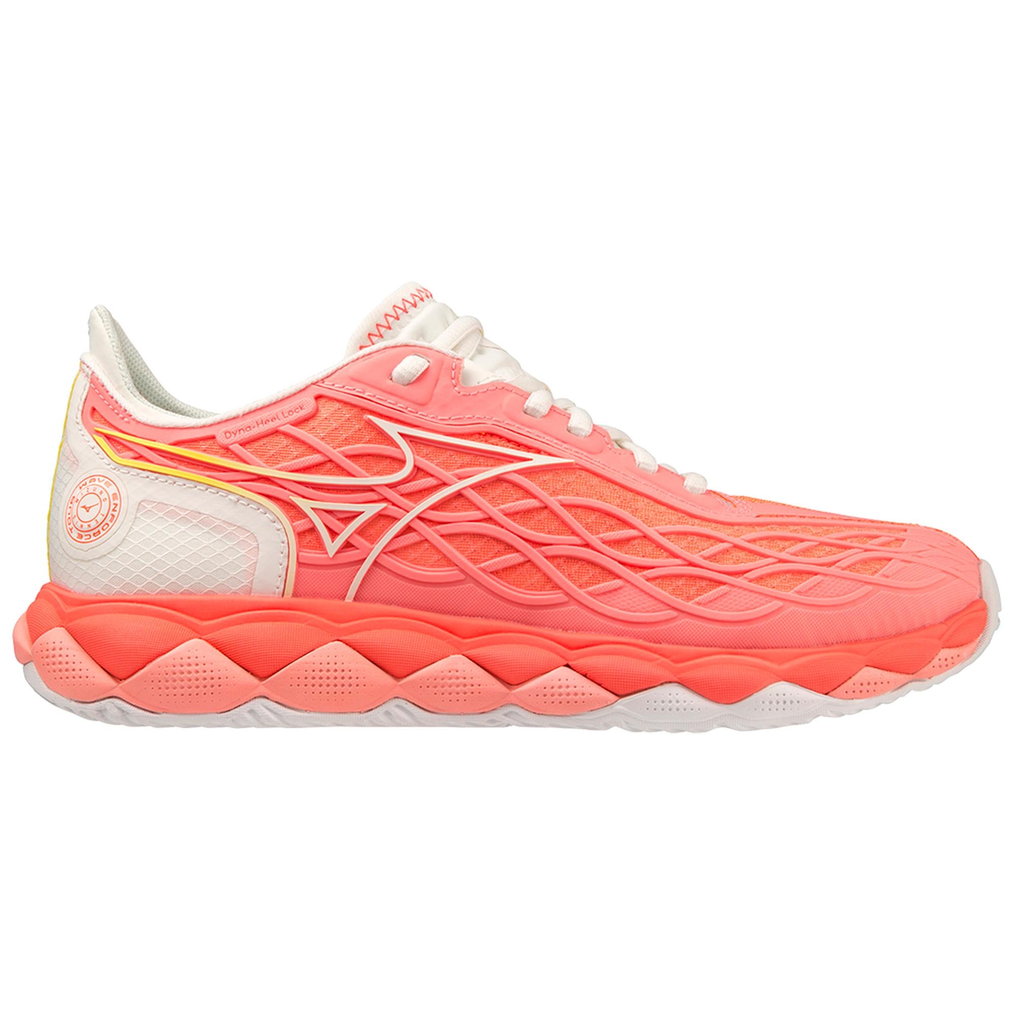 Wave Enforce Tour AC Women's Tennis Shoe, Candy Coral/Snow White