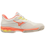 Wave Exceed Light 2 AC Women's Tennis Shoe, Snow White/Fusion Coral