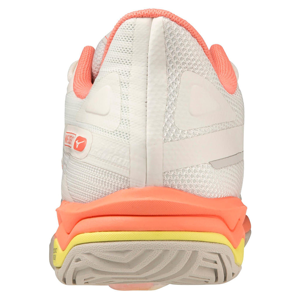 Wave Exceed Light 2 AC Women's Tennis Shoe, Snow White/Fusion Coral