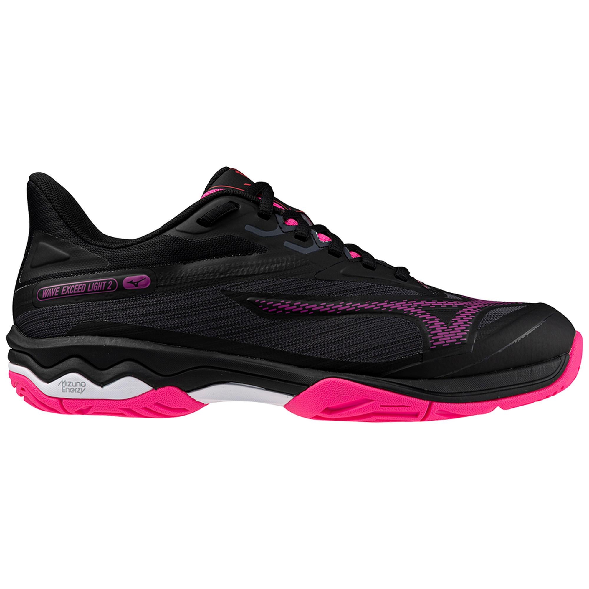 Wave Exceed Light 2 AC Women's Tennis Shoe, Black/Pink Tetra