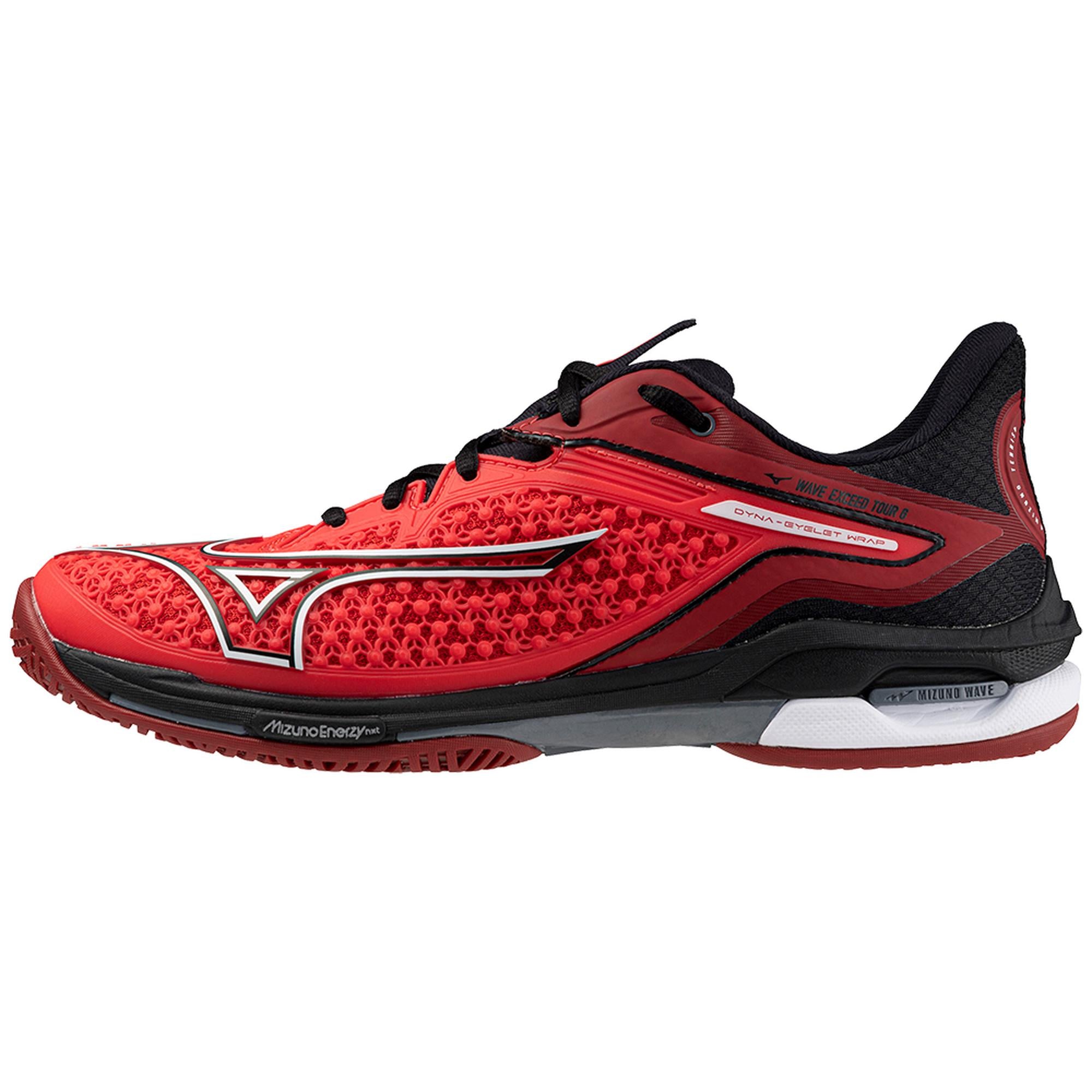 Wave Exceed Tour 6 AC Men's Tennis Shoe, Radiant Red/White