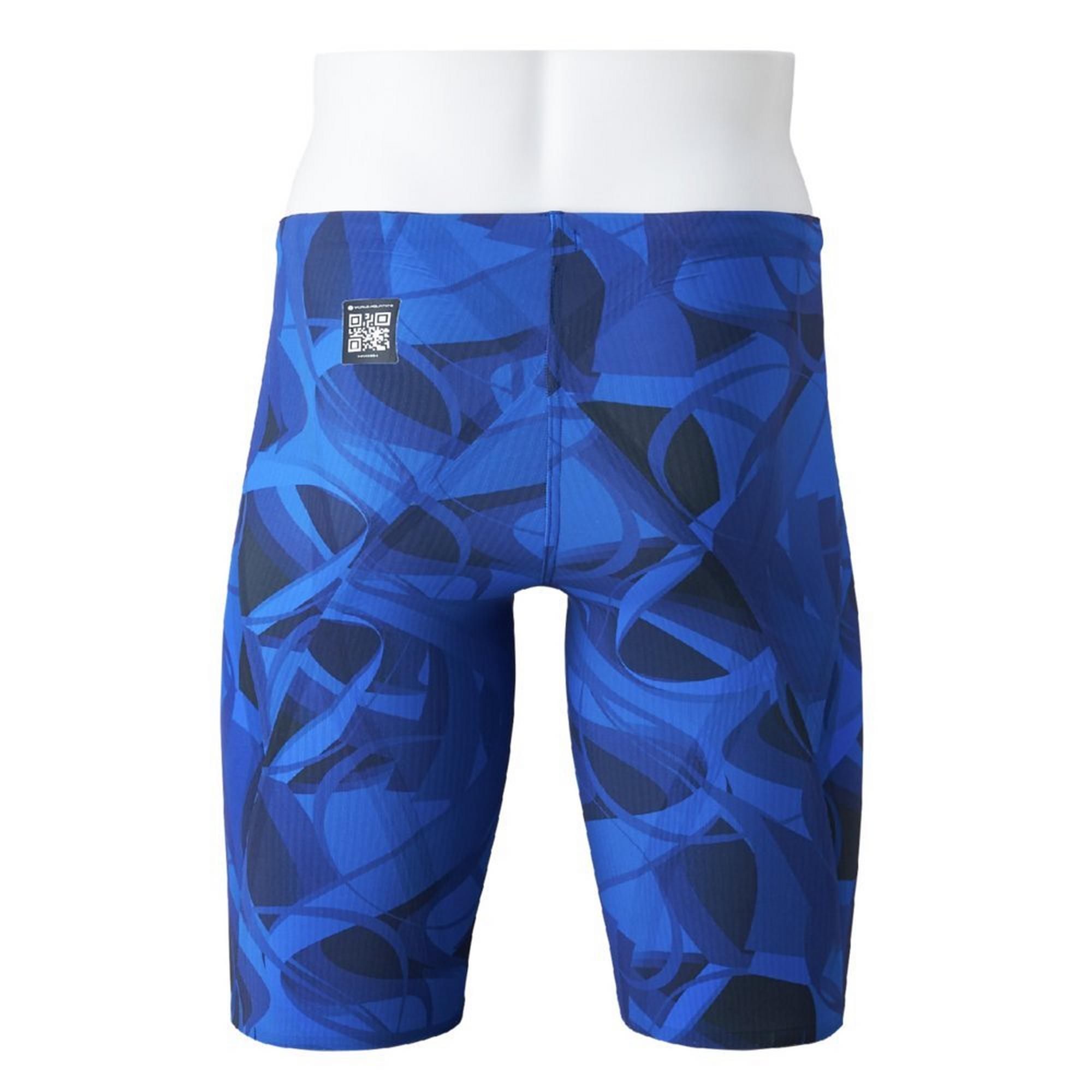 Mizuno Men's GX-Sonic 6 Technical Noble Velocity (NV) Swimsuit, Mugen Blue